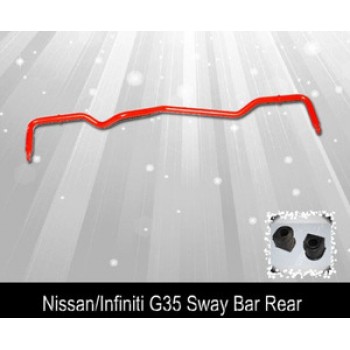 2003-2008 Nissan Z33 350Z Sway Bar Rear  Red